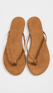 TKEES Women's Lily Braid Flip Flops