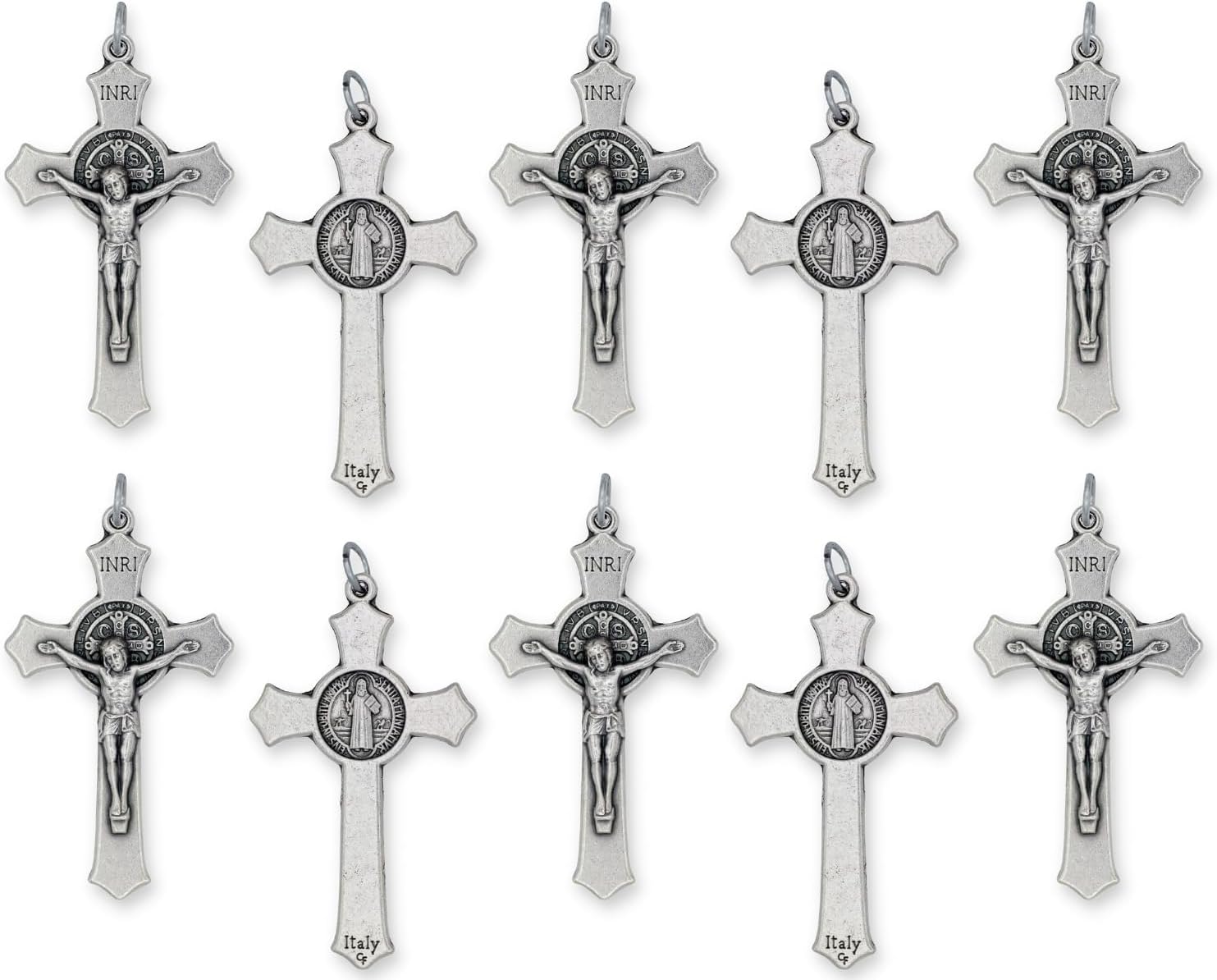 Bulk Pack Of 5 - St Benedict Crucifix Cross For Iceland-986821