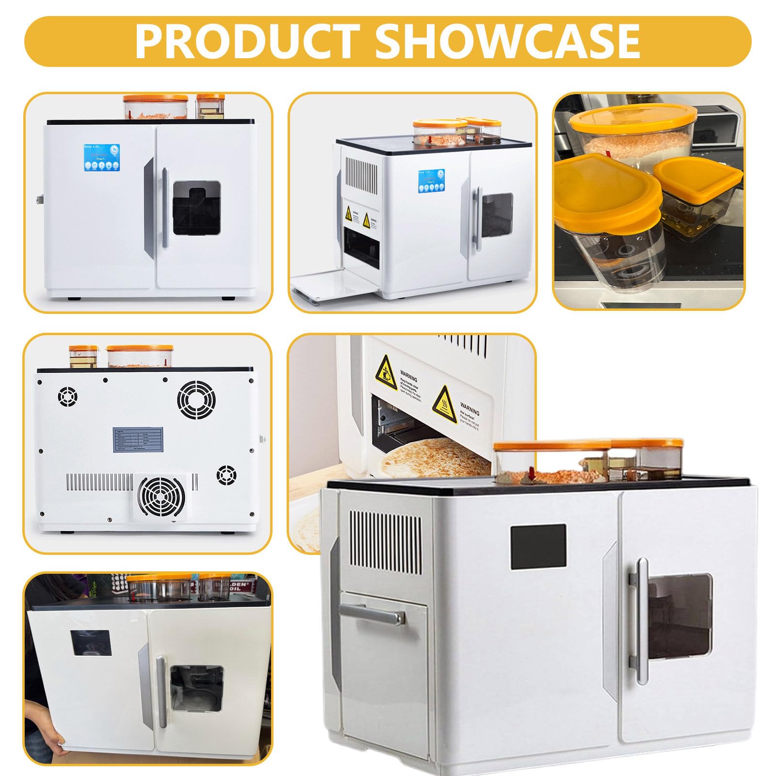 Roti Completamente Automatico,Macchina Roti Completamente Automatica,1800 W Macchina Preparazione Roti, per Focacce, Tortillas, Pita - Facile da Usare