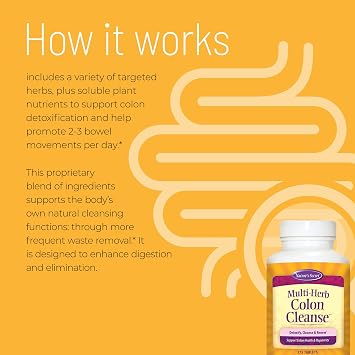 Nature's Secret Multi-Herb Colon Cleanse Digestive Health Gut Cleanse