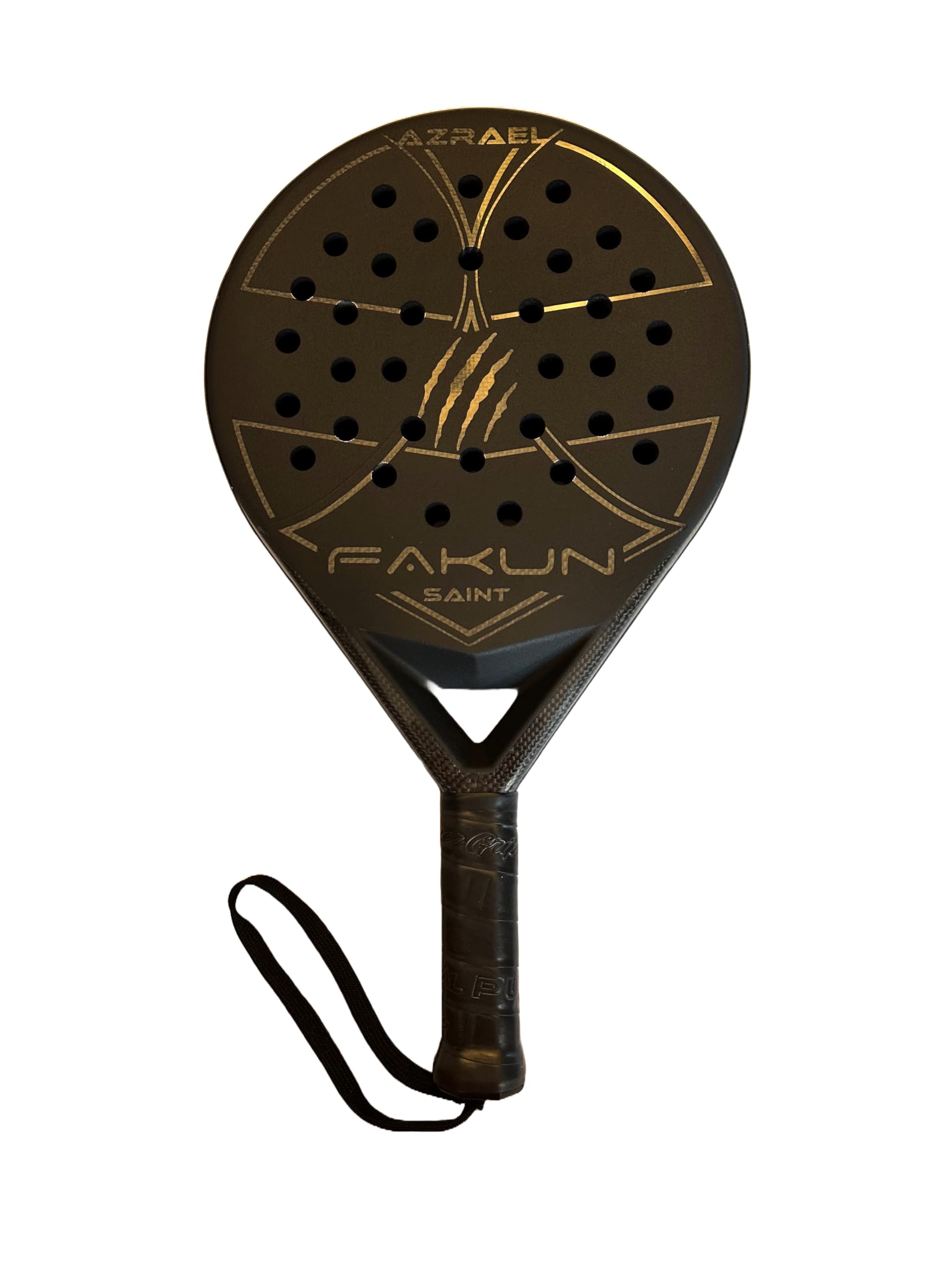 FAKUN Pala de Padel Azrael Black Edition Rugosa