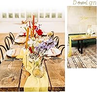 Vista 20 de Showgeous 10 Pack Baby Pink Cheesecloth Table Runner 10FT Long Semi-Sheer Gauze Table Runner Boho or Rustic Wedding Decor for Wedding Decor Arch