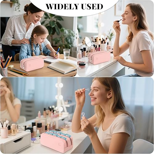 Miniatura 7 de Estuche organizador diario para lentes de contacto, dispensador de lentes de contacto desechables, estuche de almacenamiento portátil para lentes de