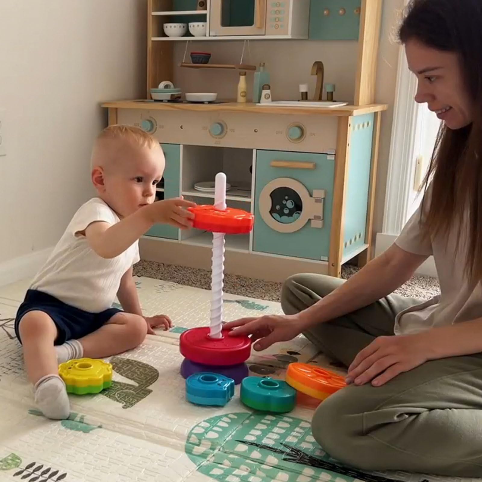 Montessori Stacking Toys for 1 Year Old -5 Montessori Stacking Toys for 1 Year Old -5