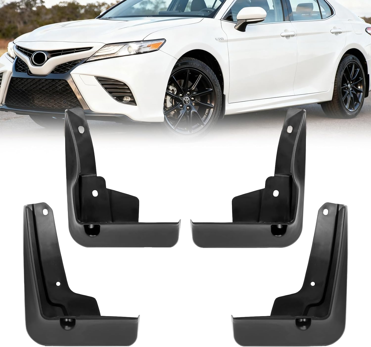 Mud Flaps for 2018-2022 Toyota SE XSE Camry Sport, 4PCS Splash Guards, Precision Fit, Direct Installation
