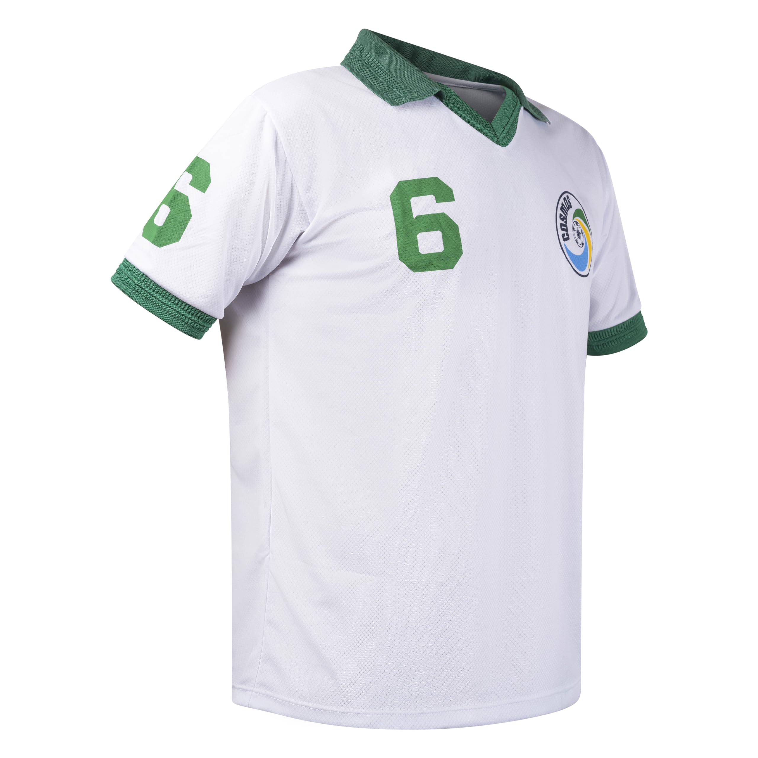 JL Sport Franz Beckenbauer Maglia retrò NY Cosmos USA Football Tribute Numero 6 Jersey Top