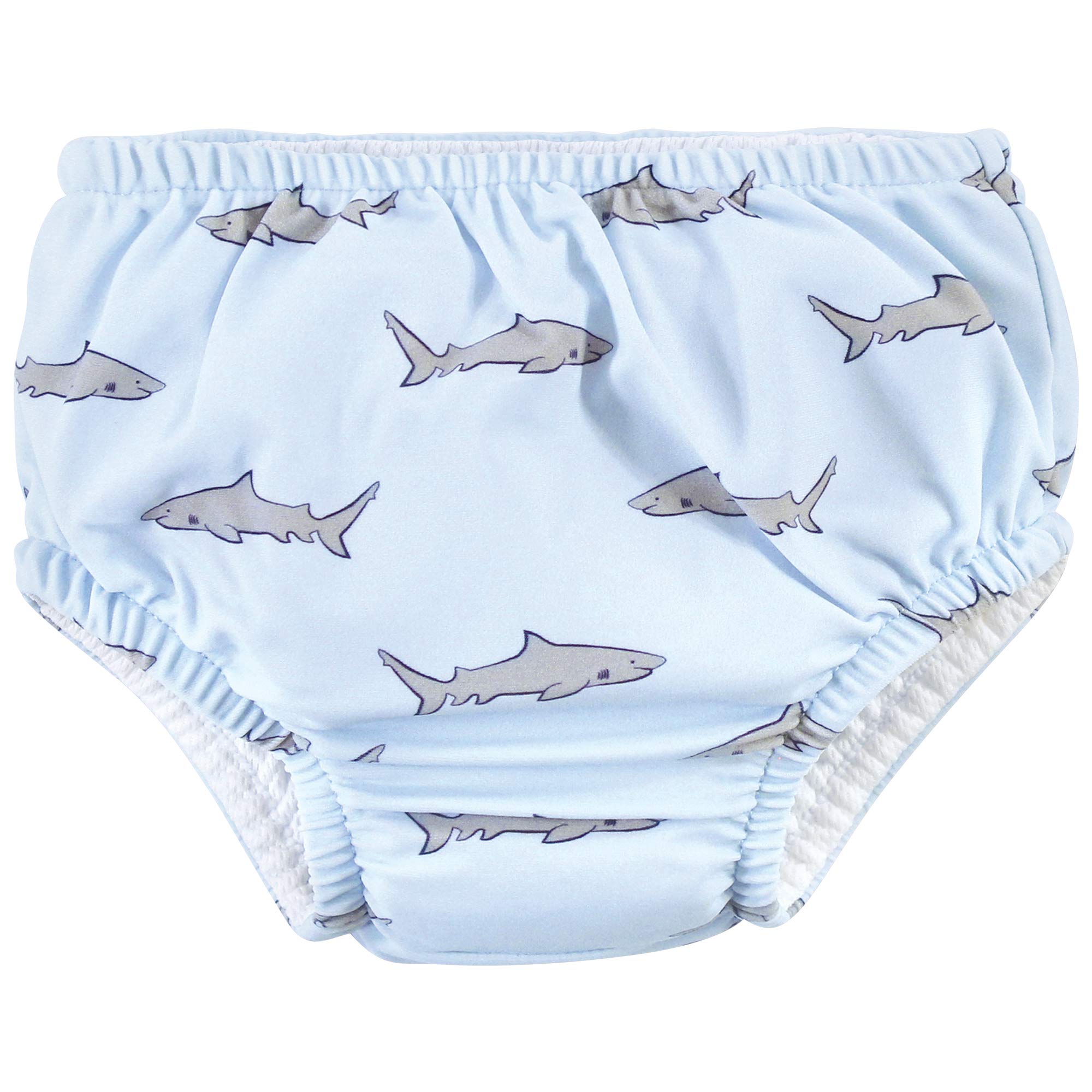 Hudson Baby, Niebieski szary rekin, pieluszki do pływania unisex, 3 maluchy, 3 lata