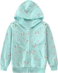 Moletom com capuz e zíper para meninas, jaqueta de coração, de inverno, manga comprida, pollover, para outono, 2-6 anos