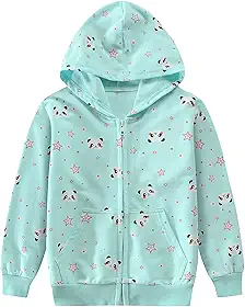 Moletom com capuz e zíper para meninas, jaqueta de coração, de inverno, manga comprida, pollover, para outono, 2-6 anos