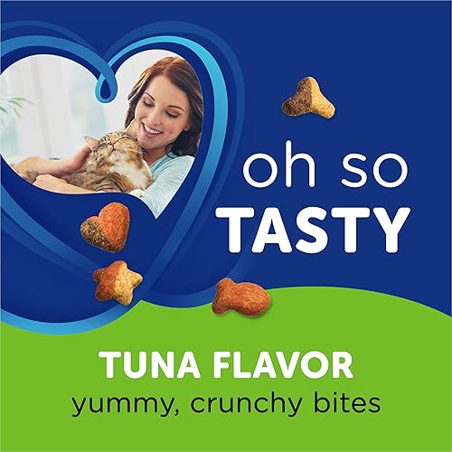 Miniatura 4 de Purina Whisker Lickin's - Golosinas para gatos, sabor crujiente y delicioso a atún, (paquete de 4) bolsas de 10 onzas