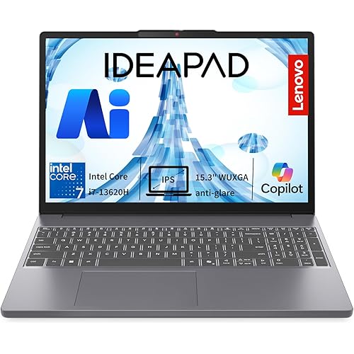 Lenovo 2026 Premium Business Laptop, Intel Core i7-13620H (10-Core), 16GB DDR5, 1TB SSD, 15" WUXGA Copilot AI PC, Microsoft 365, WiFi 6, Windows 11 Home – Powerhouse for Work, Study & Creativity
