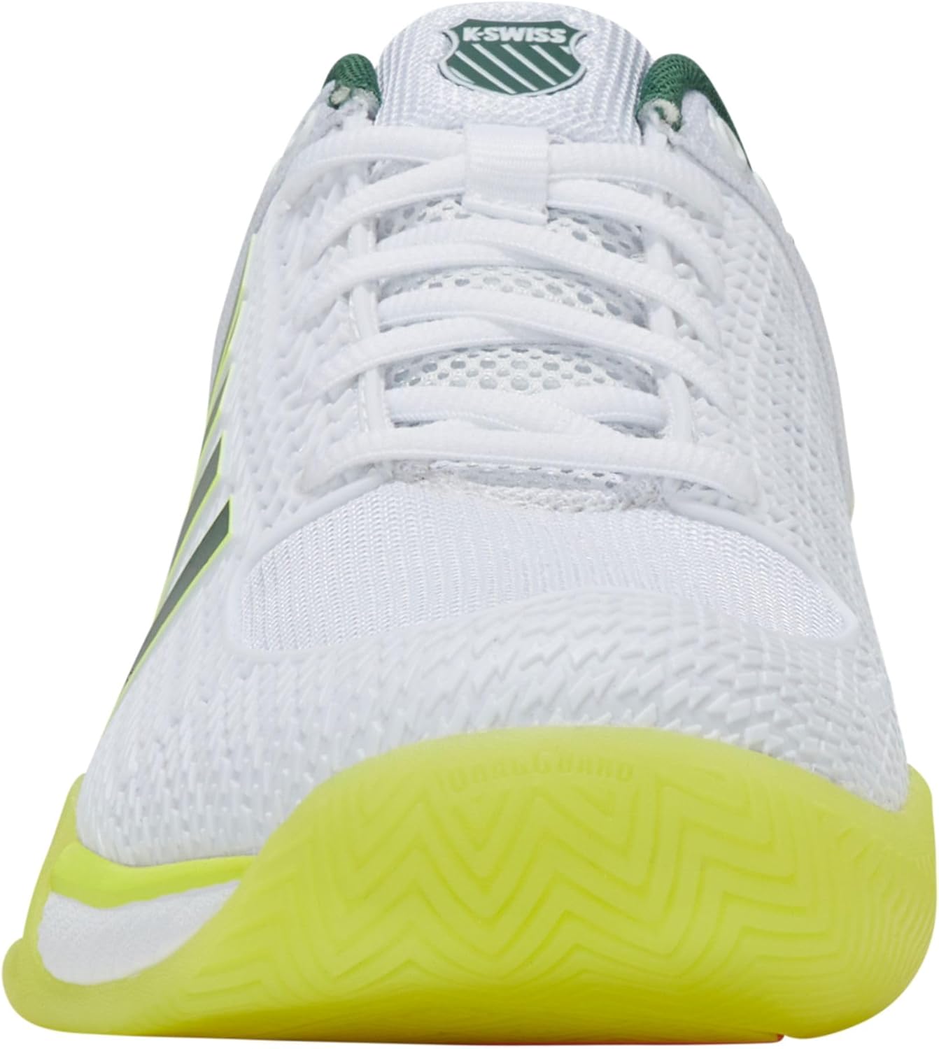 K-Swiss Men's Express Light Pickleball Shoe (White/Neon Lime/Eden) - Image 3