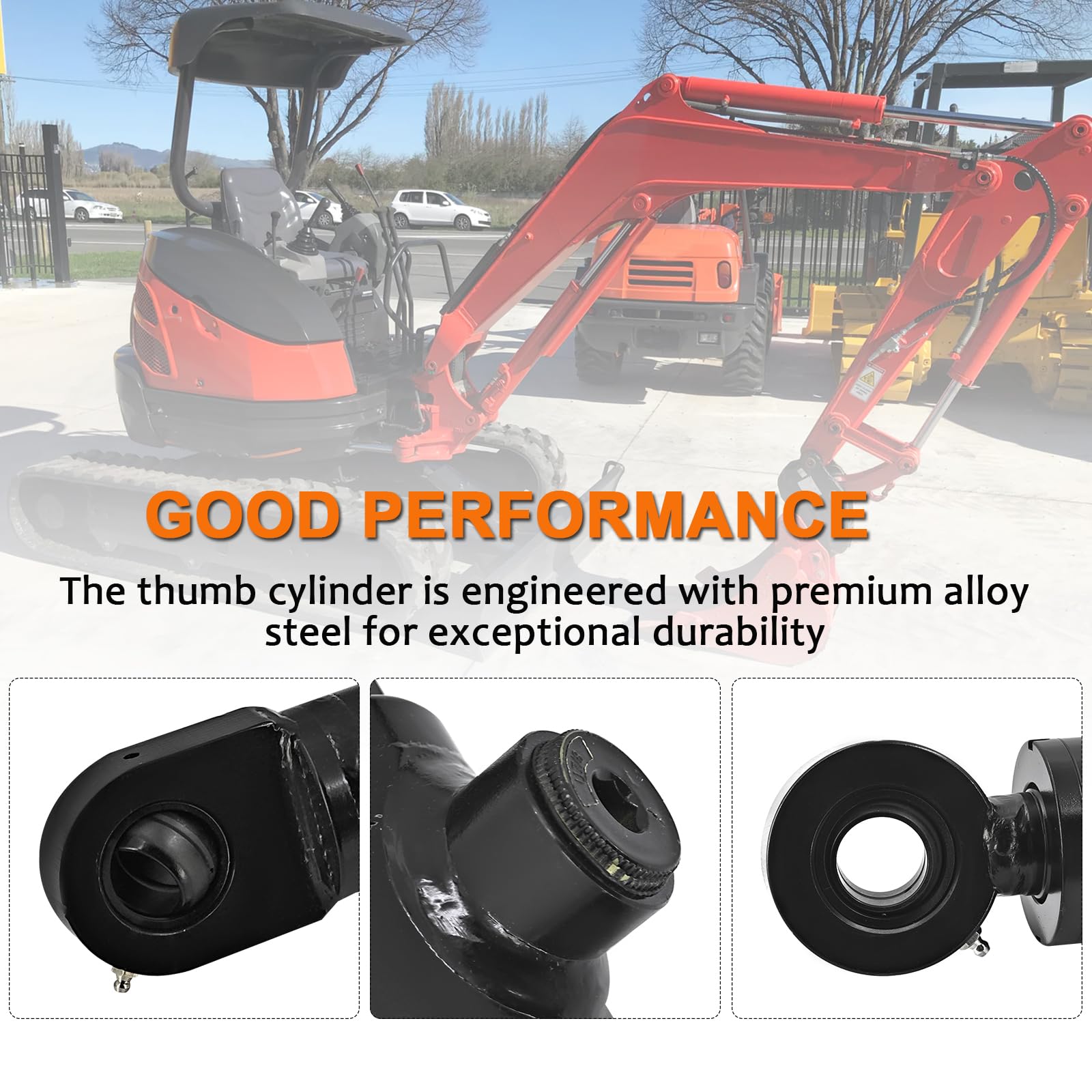 Amazon.com: 70091-00096 Thumb Cylinder Compatible with Kubota Mini