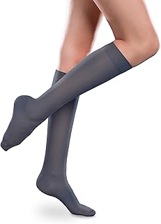 Sheer Ease Women's Knee High Support Stockings - 20-30mmHg Moderate Compression Nylons