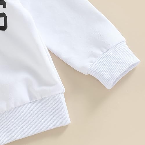 Miniatura 6 de Ropa de bebé niño 3 6 9 12 18 24M 3T Conjunto de pantalones con capucha patchwork sudadera con capucha pantalones de rayas traje de otoño invierno