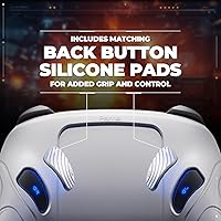 Vista 5 de playvital for Nintendo Switch 2 Pro Controller Silicone Cover – Samurai Edition Protective Skin Case for Switch 2 Pro Controller with Back Button