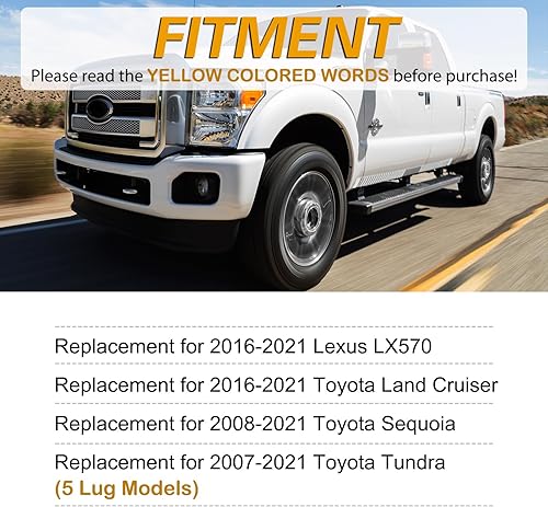 Miniatura 4 de WEIZE Kit de freno delantero para camión y remolque, acero de alto carbono y rotores de refrigeración máxima con juego de pastillas de freno de