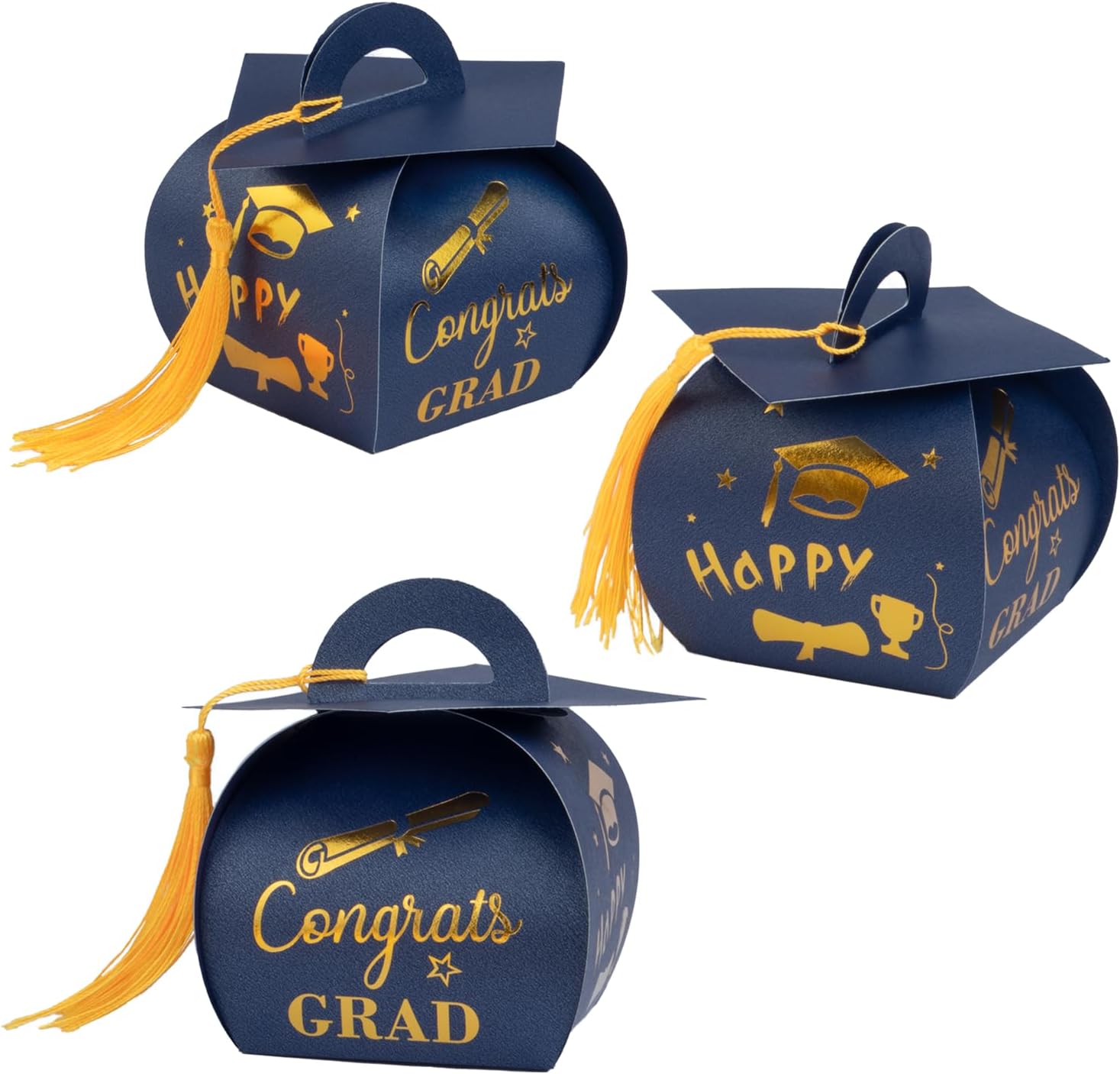 Amazon.com: Voeveca 50 Pcs Graduation Cap Gift Box Graduation Party ...