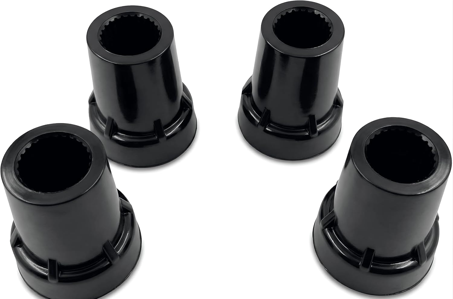 Heavy Duty Rubber Cane Tips 0.75 Inch 4 Pack Non Slip Replacement Tips for Walking Canes Walkers Furniture Legs & Stools Black
