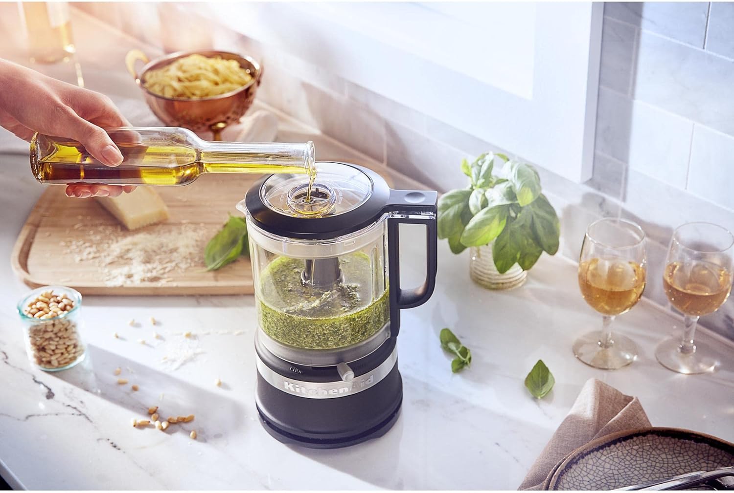 KitchenAid 5 Cup Food Chopper + 4-Slice Toaster Bundle