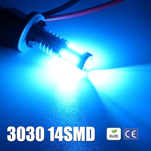 Vista 83 de Bombillas LED antiniebla superbrillantes de 3000 lm H8 H11, bombillas DRL de alta potencia 3030 chips con lente de proyector de repuesto