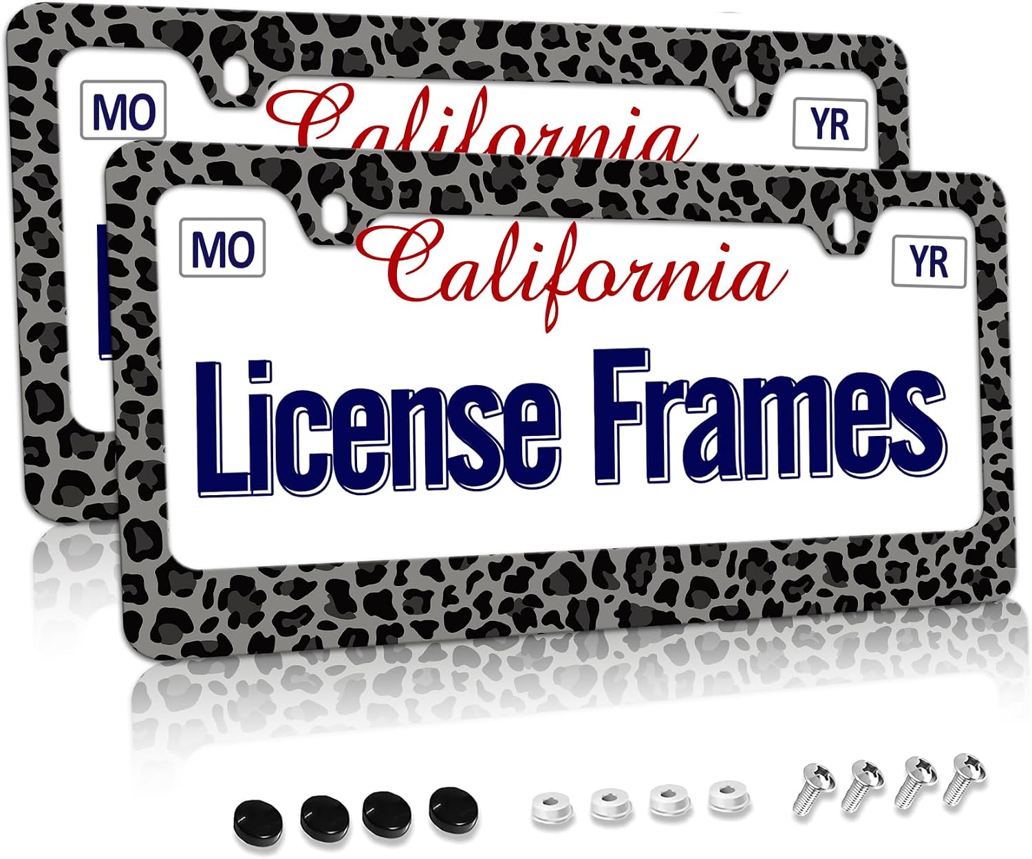 Hibiscus Flower License Plate Frame Hibiscus License Plate Holder Floral License Plate Covers tag Frame