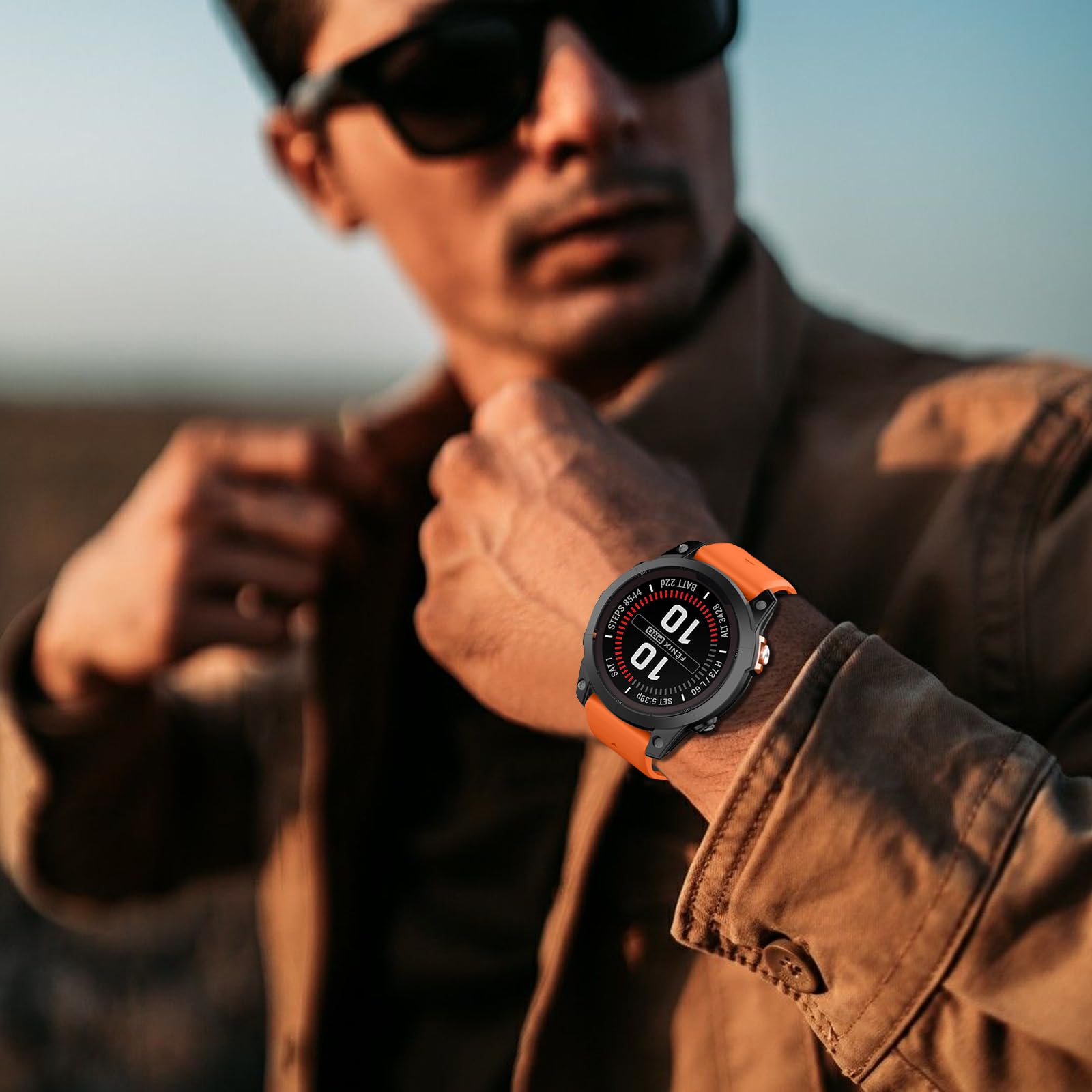 Correa de reloj Garmin Fenix 6 Pro 7 5 Forerunner 965 955 945 935, Banda de silicona QuickFit 22mm