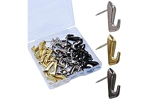 30 PCS Push Pin Picture Hooks, Picture Hanging Thumbtacks