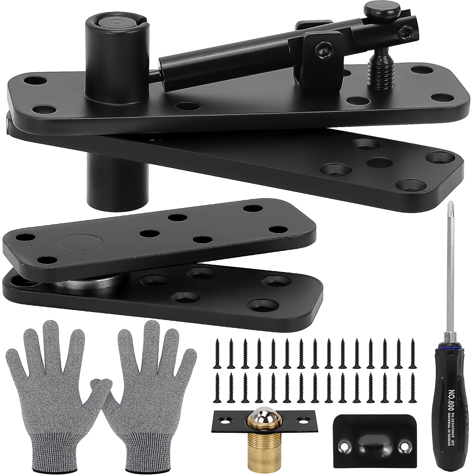 Hidden Door Hinge 260 kg Load-Bearing, Stainless Steel Heavy Duty Hidden Hinges