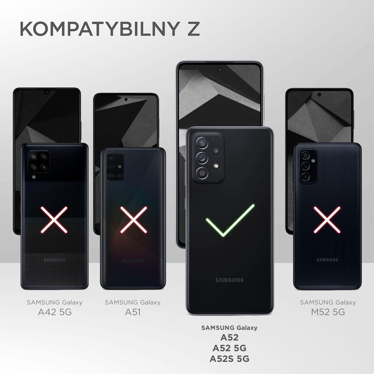moex Agility Case do Samsung Galaxy A52 / A52s 5G etui ze szlufką na pasek, pokrowiec na pasek na telefon komórkowy outdoorowe etui na telefon komórkowy, nylonowy pasek etui na telefon komórkowy