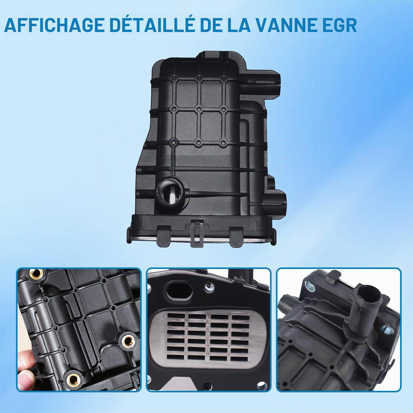 EGR Cooler 2.0HDI 9807593080 9801705280 1861749 2267338 DS7Q9D475DA DS7Q9D475DB 717720158 Refroidisseur à gaz électrique Mint Cooler pour C4 C5 Mondeo
