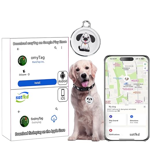 Airtag GPS Dog Tracker Collar
