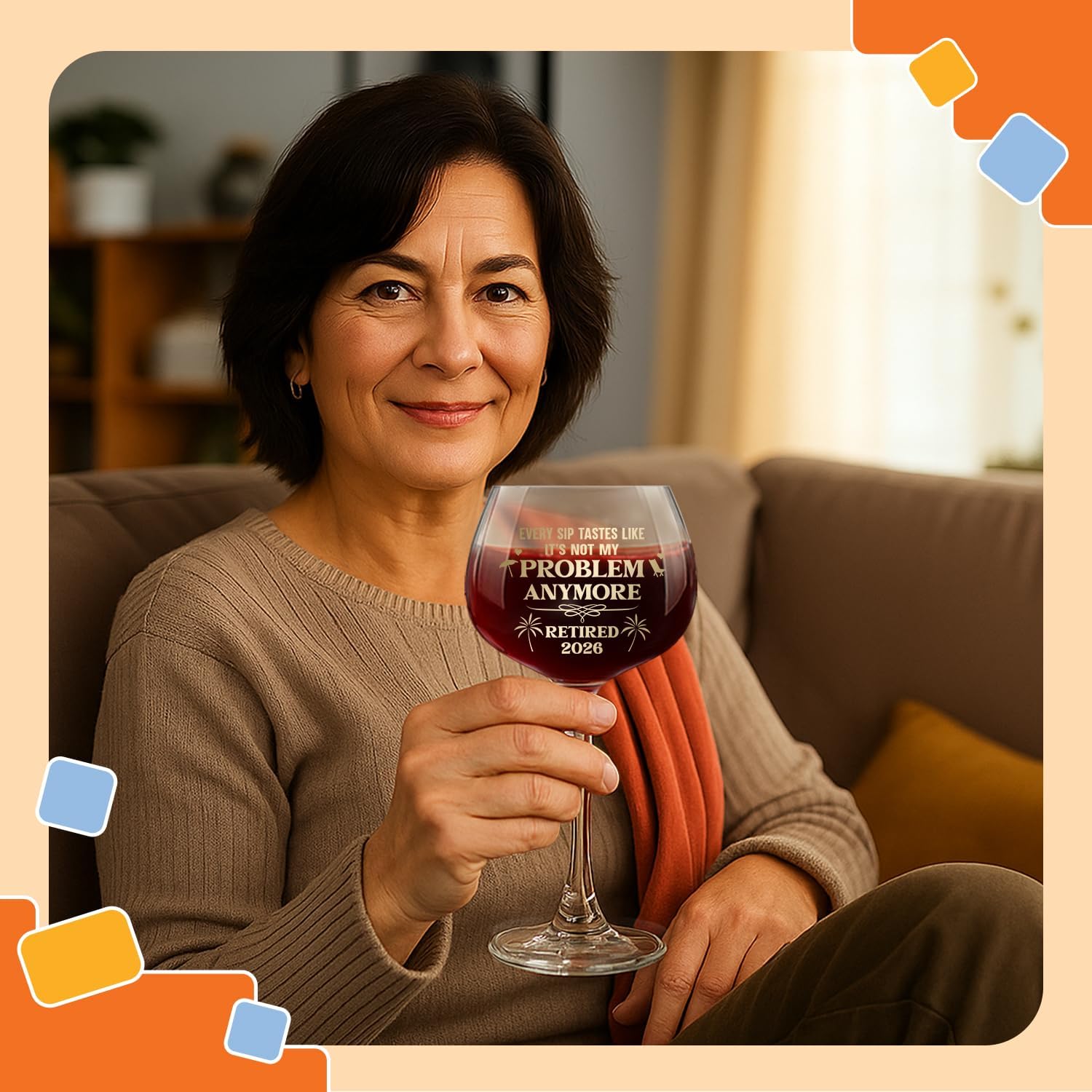 NewEleven Funny Retirement Gift For Woman, Her 2026 - Coworker Leaving Gift, Going Away Gifts For Friends, Boss - Farewell Gifts For Coworkers From Family And Colleague - 16 Oz Wine Glass