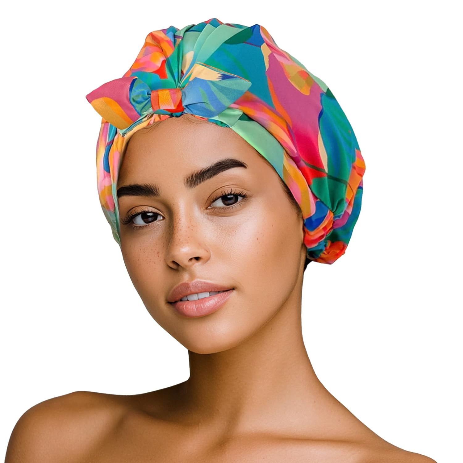 GRACE & COMPANY Luxury Waterproof Shower Cap for Women