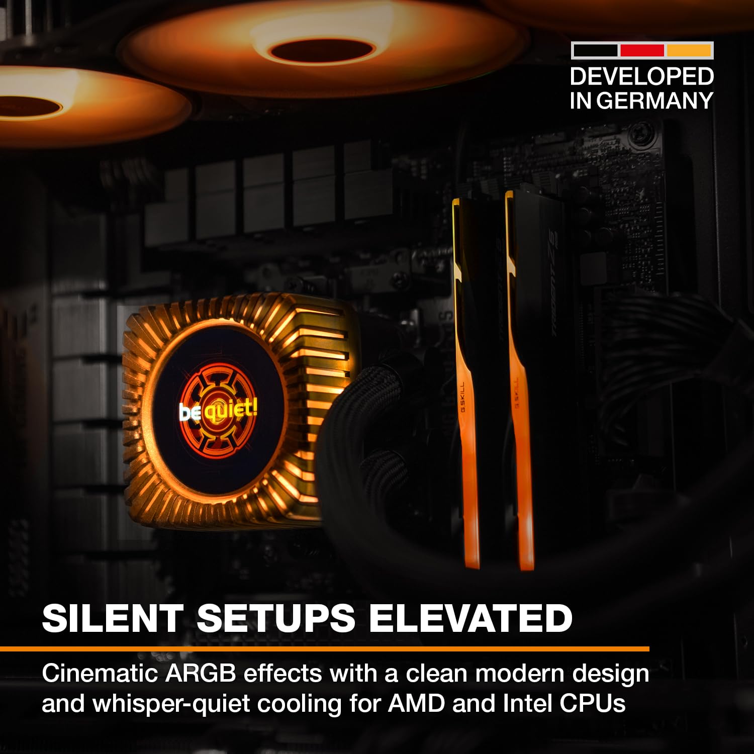 be quiet! Light Loop IO LCD 240mm Black CPU chłodnica wody
