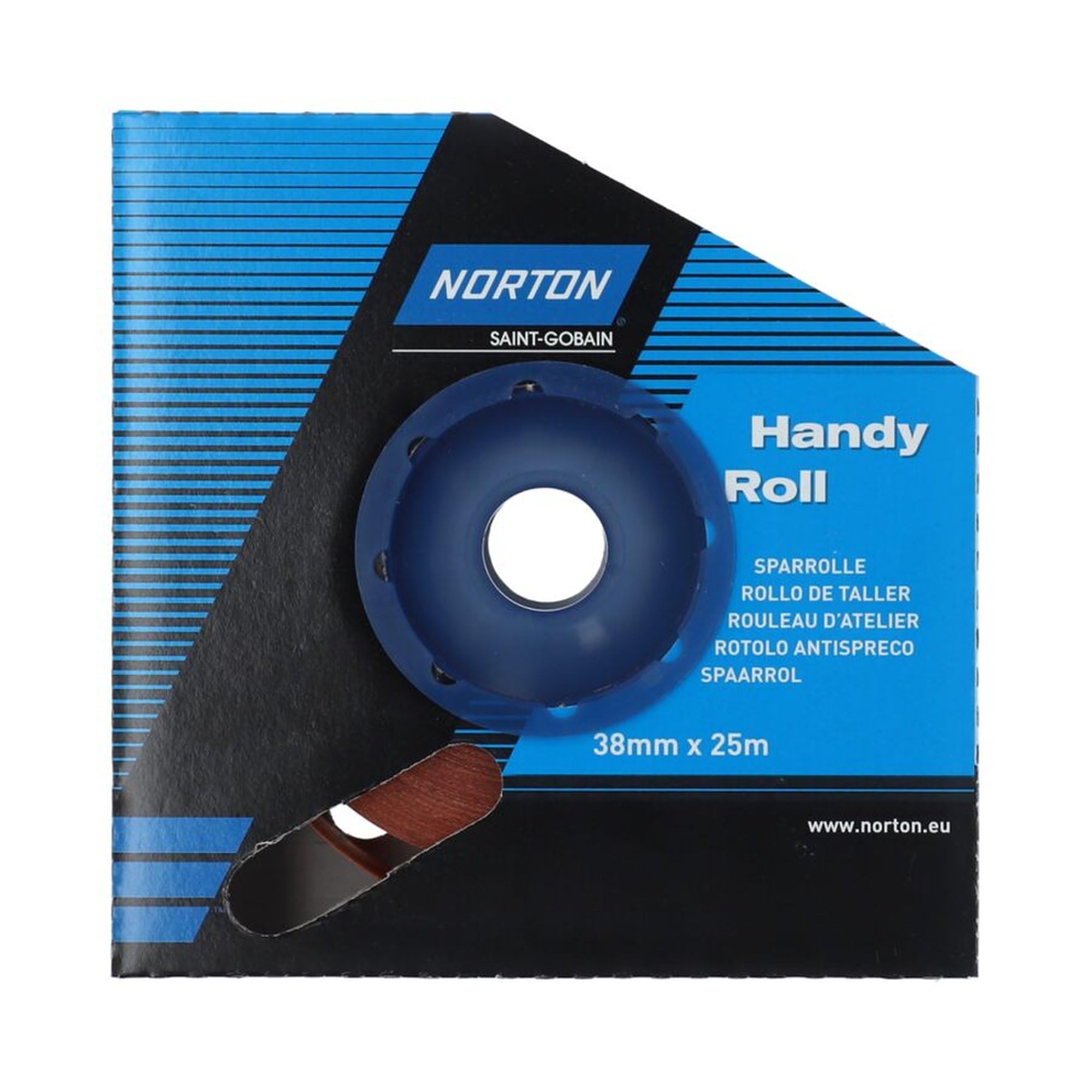 Norton handy rolls - Lija rollo r222 38mm 25m g400