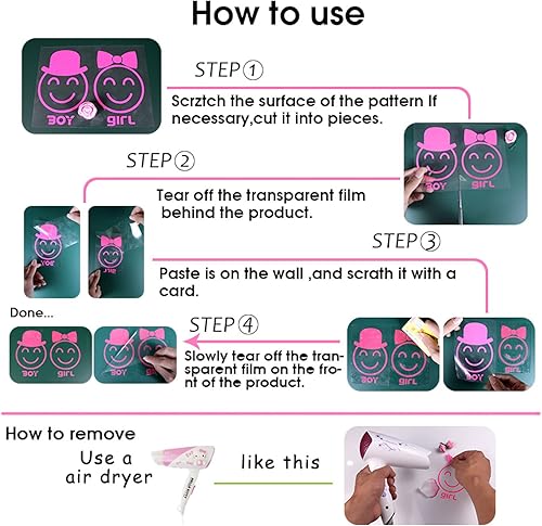 Miniatura 2 de Calcomanías de pared de PVC para sala de belleza decoración del hogar para habitaciones de niños decoración del hogar calcomanía de arte de pared de