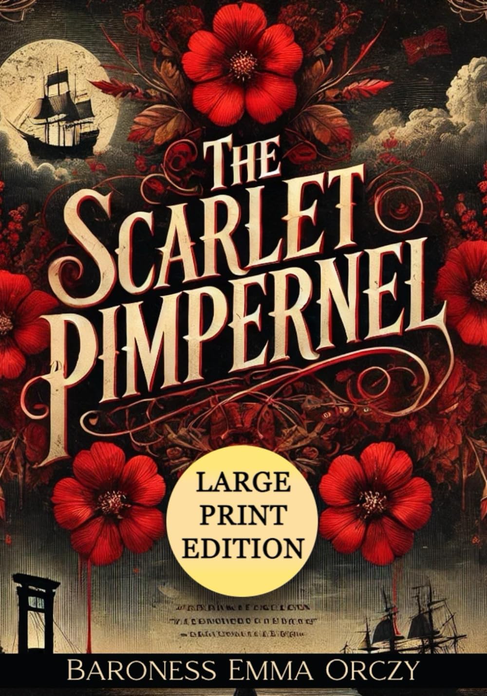 The Scarlet Pimpernel (Large Print Edition): A gripping tale of heroism, cunning, and love set against the turmoil of the French Revolution      Paperback – Large Print, December 16, 2024