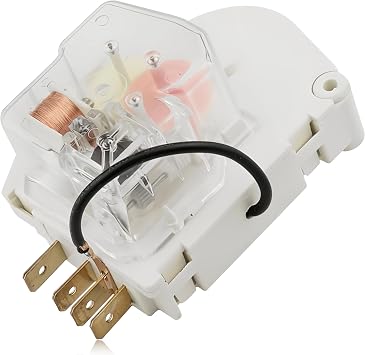 PartsBroz W10822278 Refrigerator Defrost Timer for Whirlpool Kenmore Amana KitchenAid Freezer Part Replacement 482493 AP5985208 PS11723171 945513 56906 482489 548044 W10740039 Y0056627 ED5GHGXMB00