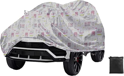 RuiHiSong Funda para auto de juguete para niños, resistente al aire libre, tela Oxford 600D, impermeable, para todo tipo de clima, cubierta de