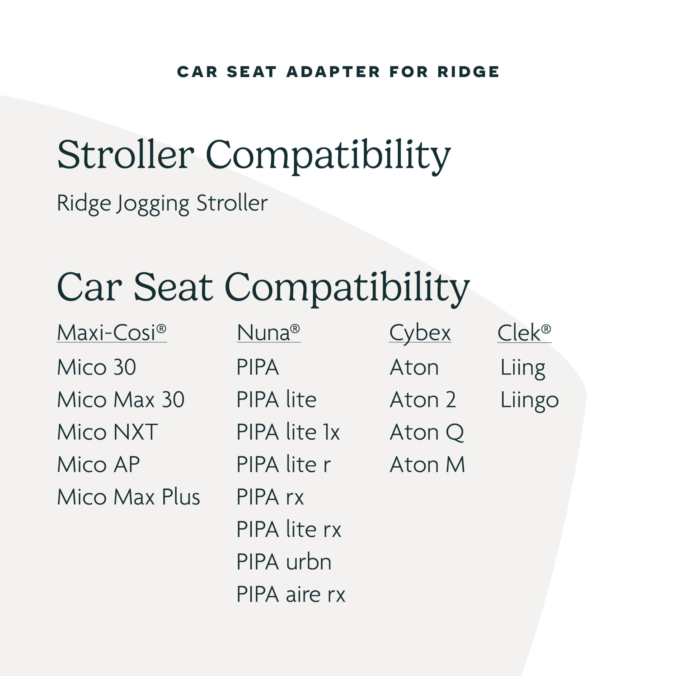 UPPAbaby Car Seat Adapter for Ridge Stroller