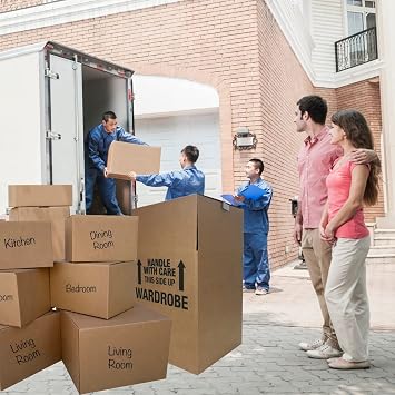 Wardrobe Moving Boxes Kit, Small, Medium, Large & Shorty