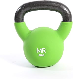 Rebecca Mobili Kettlebel Peso Palestra, Ghisa Rivestimento Neoprene, per Allenamento Braccia Gambe Home Fitness