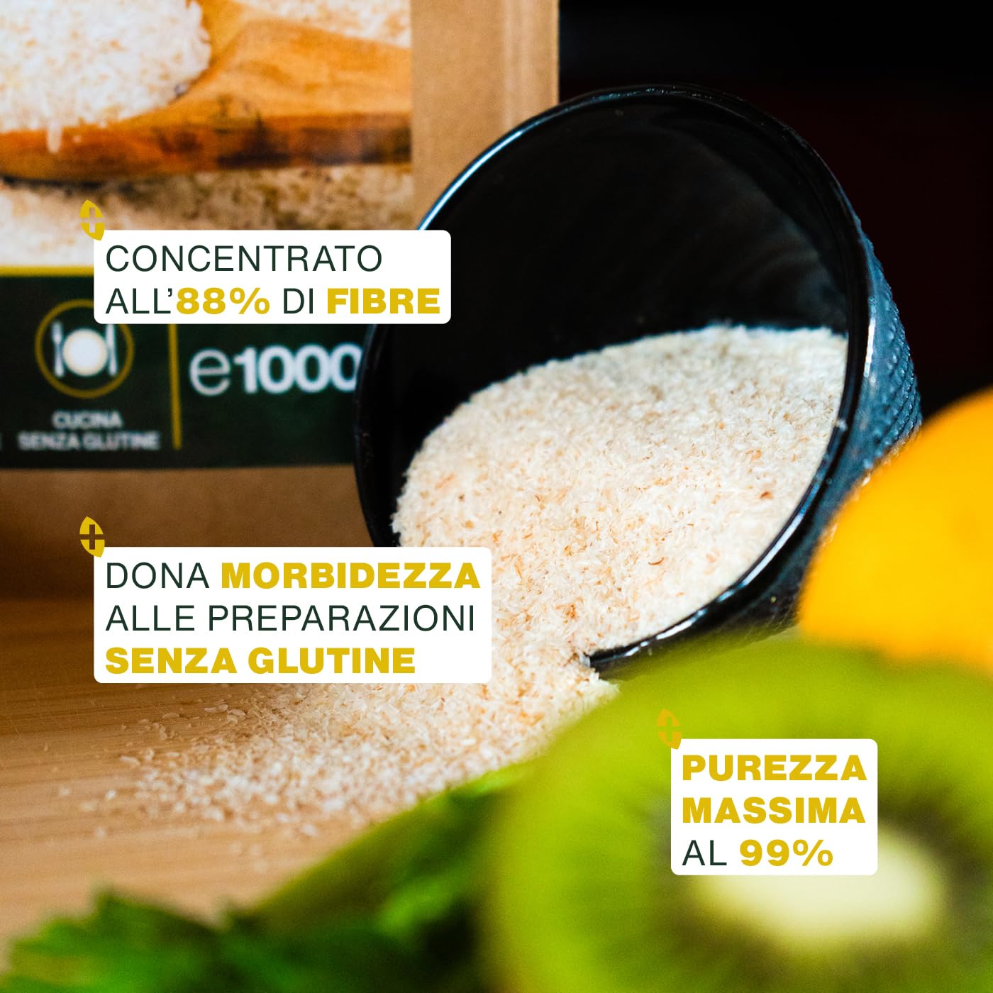 Bucce di Psillio Biondo BIO 1KG | Purezza Massima 99% | Psilio Indiano, Naturale, Puro, Ricco di Fibre | Transito, Digestione, Senza Glutine | Qualità Superiore (1kg)