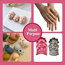 RANA POLYMERS Skin Soft Silicone Making Kit,05A RTV Liquid Silicone Rubber,Non-Toxic,Odorless-1:1 Mixing Ratio|Body Organs,Artificial Limbs,Shoe Insole|Translucent (LSR-105 (500gm + 500gm = 1Kg)) gallery image