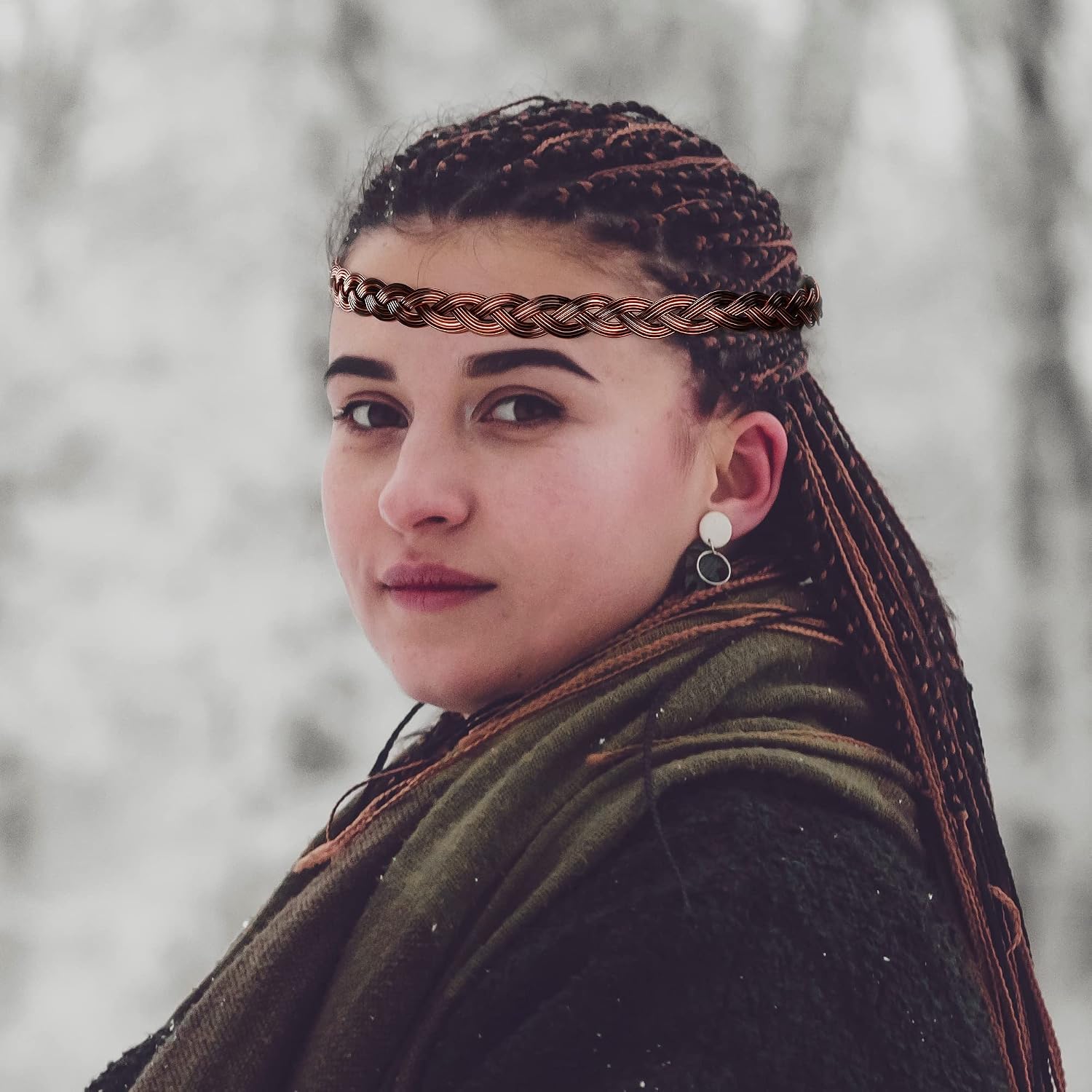 Handmade Celtic Circlet Braided Crown Fairy Cosplay Headpiece