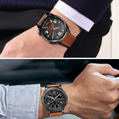 Miniatura 7 de Correa de reloj de 0.866 in, compatible con Samsung Galaxy Watch de 1.81 pulgadas SM-R800, Galaxy Watch 3 de 1.772 pulgadas, Gear S3 FrontierCorrea