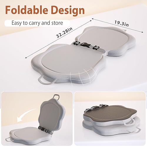 Miniatura 3 de Cambiador de pañales para bebé, tapete plegable para cambiador de pañales, impermeable y antideslizante, lavable, de cuero suave, cambiador de