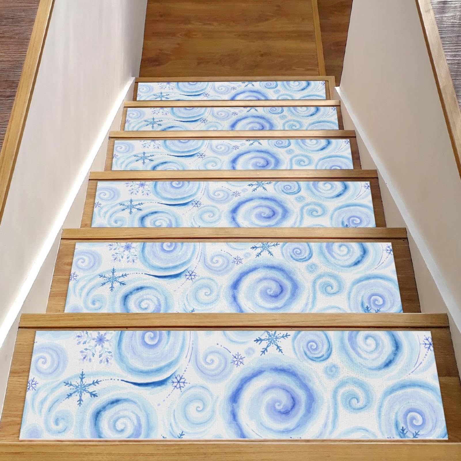 Tapis d'escalier antidérapants violets : finis les escaliers glissants