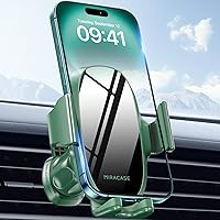 Vista 18 de Miracase Upgraded-2nd Generation Universal Phone Holders for Your Car, Hands Free Air Vent Car Phone Holder Mount Compatible with iPhone